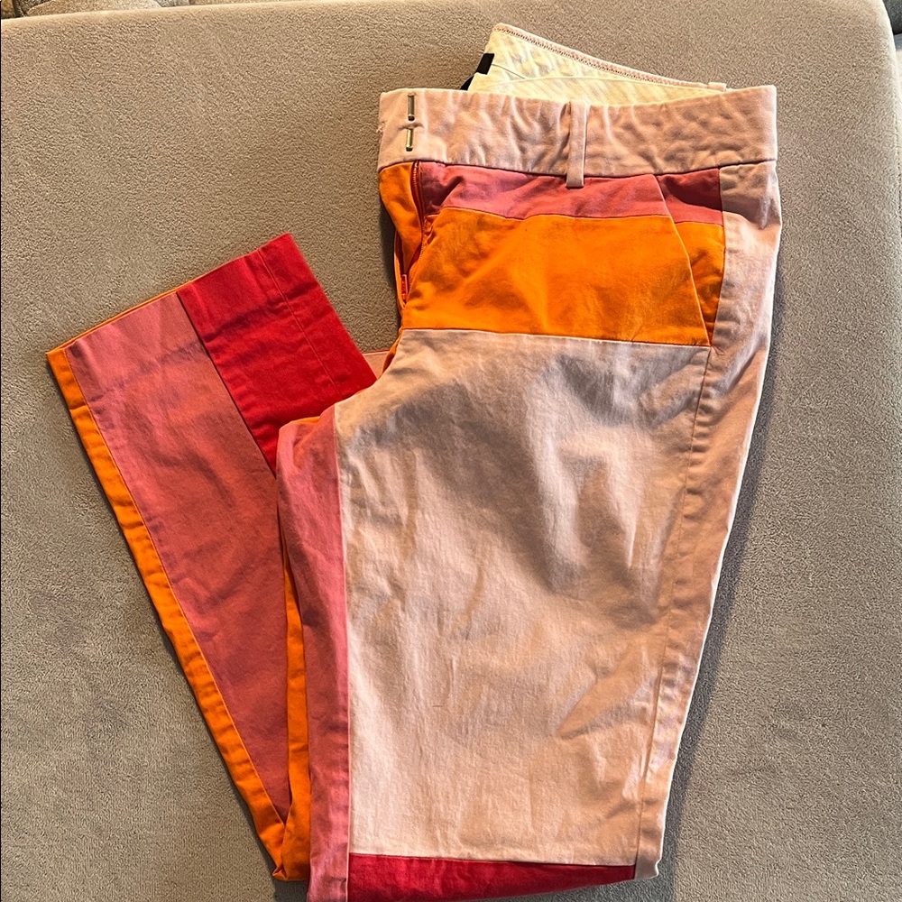 J. Crew Multicolor Ankle Cropped Pants